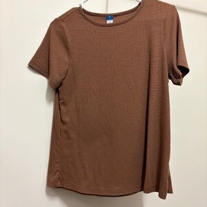 Old Navy Luxe Mocha Tee Size XS